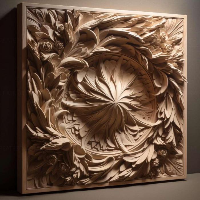 نموذج ثلاثي الأبعاد لآلة CNC 3D Art 